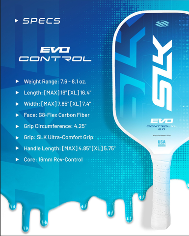 Selkirk Paddle SLK Evo Control 2.0 XL lo