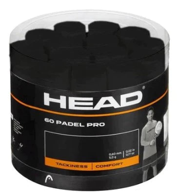 Overgrip Head negro caja de 60unidades (60u)