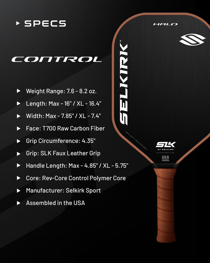 Selkirk Paddle SLK Halo Control Max