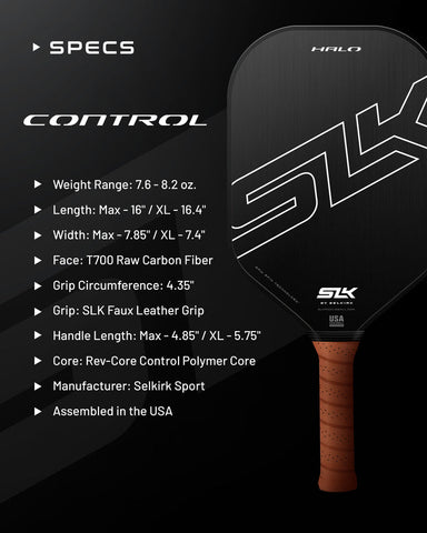 Selkirk Paddle SLK Halo Control Max