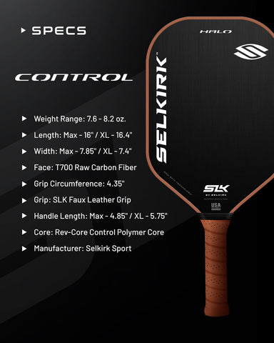 Selkirk Paddle SLK Halo Control Max