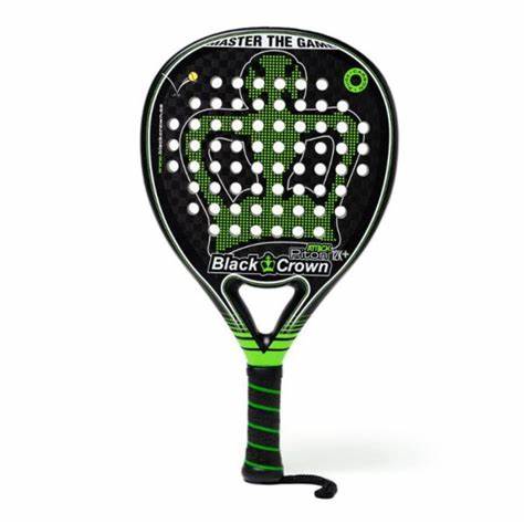 Pala De Padel Black Crown Piton Attack 12K+